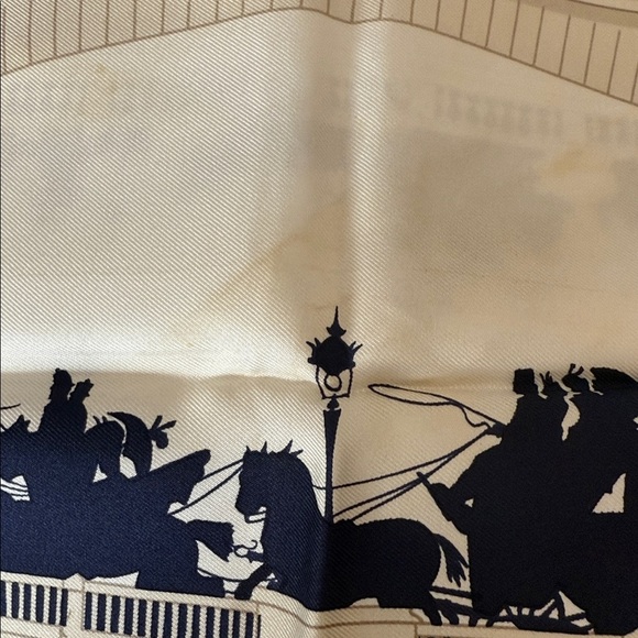 Hermes Les Ponts de Paris Silk Scarf - Picture 7 of 7